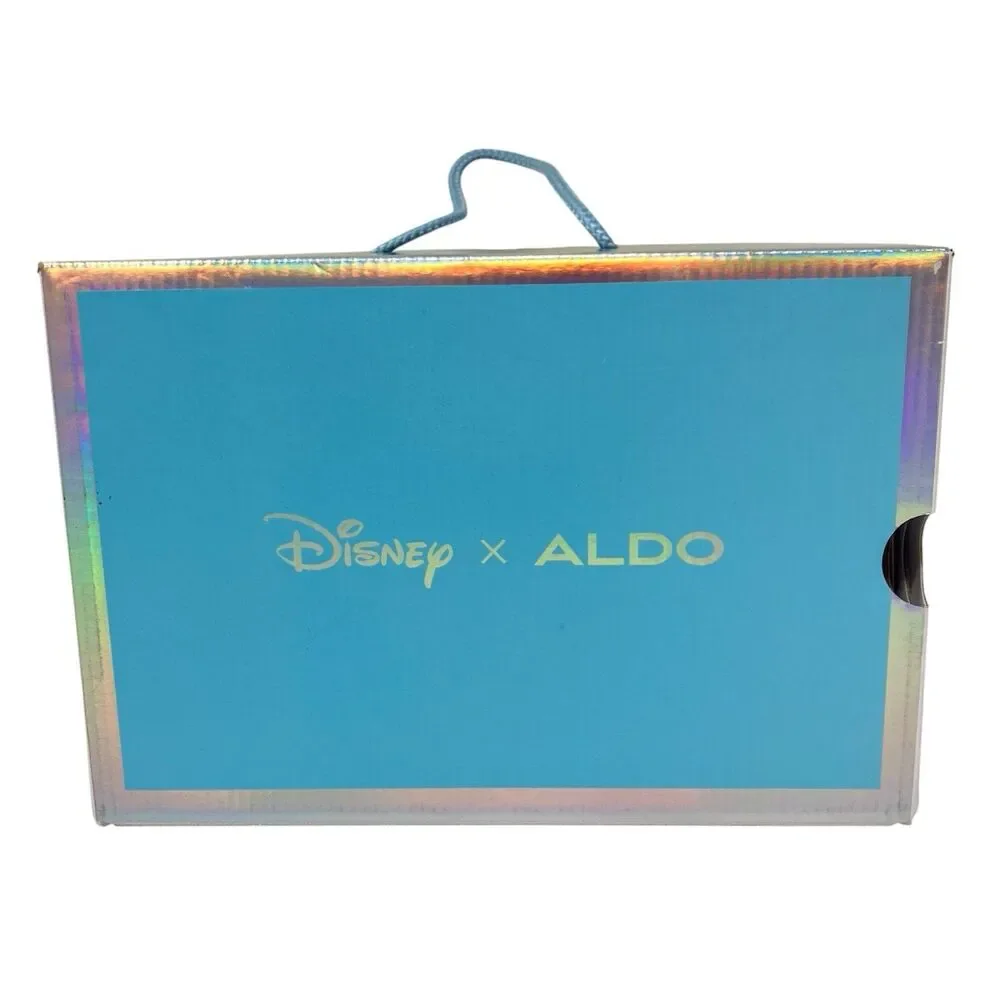 ALDO x Disney Cinderella Glass‎ Slipper Heels Womens 7 Blue Bridal Wedding Shoes